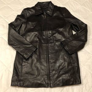 Vintage Black Leather Jacket